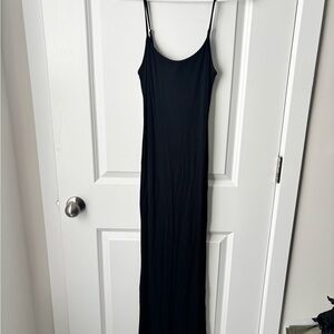 Forever 21 Black Ribbed Maxi Dress | Size M (NWT)